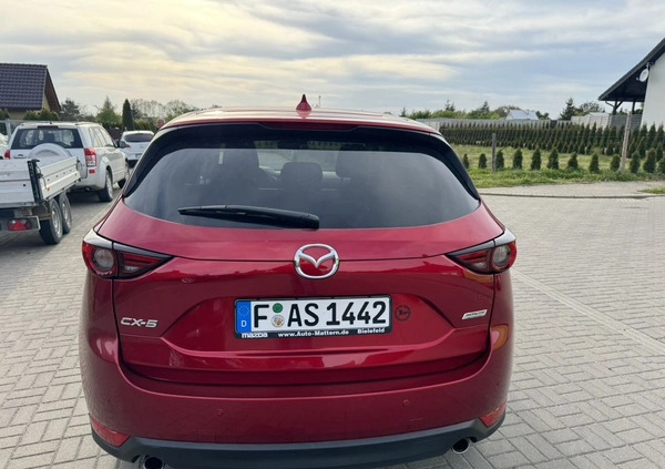 Mazda CX-5 cena 86500 przebieg: 85000, rok produkcji 2019 z Bobolice małe 137